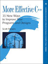 More Effective C++ (eBook)
